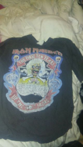 Iron Maiden Vintage Tshirt The First Ten Years