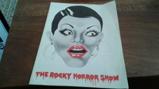 The Rocky Horror Show Programme 1973 With Time Warp Dance Insert