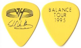 Van Halen 1995 Balance Concert Tour Eddie Van Halen Signature Stage Guitar Pick