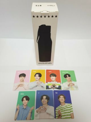 Bts X Chilsung Cider Cu Special Package Tumbler,  Plastic Photo Card 7pc Set
