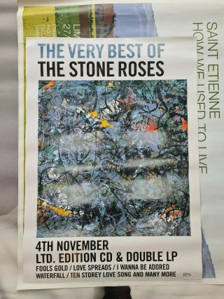 The Very Best Of The Stone Roses - Album Launch Poster
