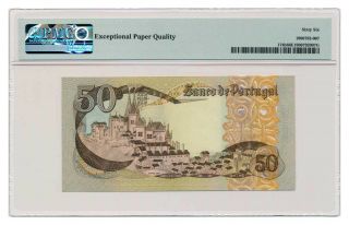 PORTUGAL banknote 50 Escudos 1980 PMG MS 66 EPQ Gem Uncirculated 2