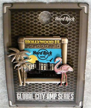 Hard Rock Hotel Hollywood Fl 3d Global City Amp Series Limited Edition Pin