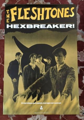 The Fleshtones Hexbreaker Rare Promotional Poster