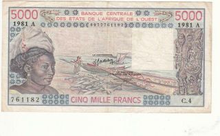 Banknote Banque Centrale Des Etats De L 