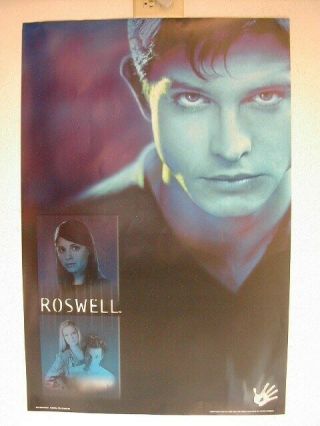 Roswell Poster Jason Behr Blue Face Shot Tv Commercial