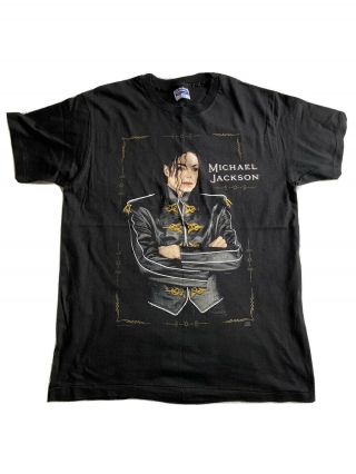 Michael Jackson Vintage 1993 Dangerous Tour T Shirt - Wembley Stadium London
