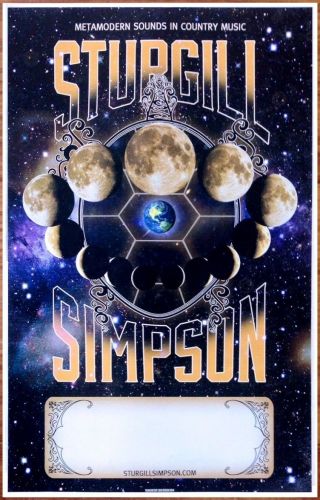 Sturgill Simpson Metamodern Sounds In Country Music Ltd Ed Rare Poster
