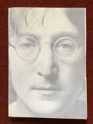 John Lennon - Anthology / Advance Promo Press Kit with CD sampler / 1998 2