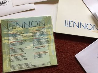 John Lennon - Anthology / Advance Promo Press Kit with CD sampler / 1998 3