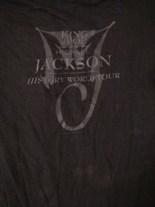 Vintage Michael Jackson T Shirt History World Tour Size Large L