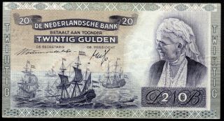 Pays Bas ; 20 Gulden ; Emma ; 19.  3.  1941,  Sup ; Pick 53.