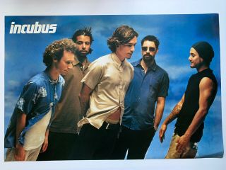 2001 Incubus Morning View Double Sided Promotional Poster 36 " X 24”