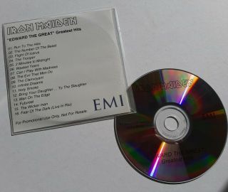Iron Maiden - Edward The Great - Uk Full Promo Cd - Advance Acetate - Lp