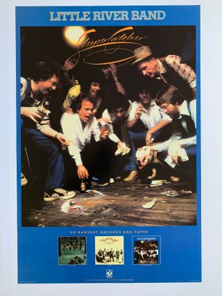 1978 Little River Band Sleeper Catcher Promo Poster 20 " X 30” Capitol