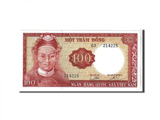 Billets,  Sud Viêt - Nam,  100 Dông Type 1966 110874