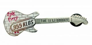 Klos 95.  5 La Radio Promo The Legendary - Pink Floyd Guitar Silver Pin - Le 500