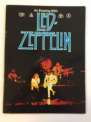 Led Zeppelin 1977 Tour Book Tourbook United States America