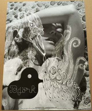 Bjork Rare 2001 Promo Poster For Vespertine Cd 18 X24 Usa Never Displayed