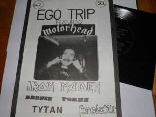Ego Trip No 2 - Fanzine 1982 Motorhead Iron Maiden Torme Tytan Grand Prix Flexi