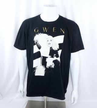 Gwen Stefani Las Vegas Concert Tour T Shirt Sz Xl Black Gold Htf Rare