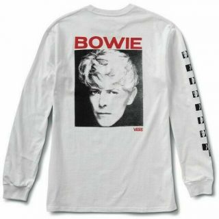 Vans X David Bowie Serious Moonlight T - Shirt - Youth M Or L 10 - 14 - W/tags