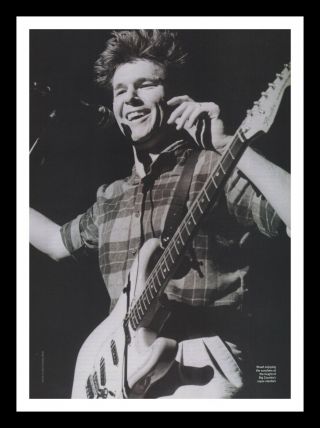 Stuart Adamson Big Country Guitarist Framed Poster Picture Print A4