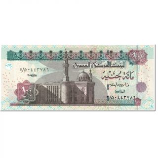 [ 603303] Billet,  Égypte,  100 Pounds,  2008,  Undated (2008),  Km:67h,  Neuf