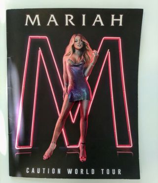 Mariah Carey Caution Official 2019 World Tour Program Book Rare