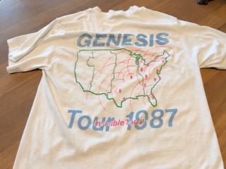 Genesis Invisible Touch Tour T - Shirt (Shrunk) 3