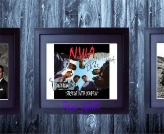 N.  W.  A Straight Outta Compton Pp Signed Autographed Framed Photo/canvas Print Nwa