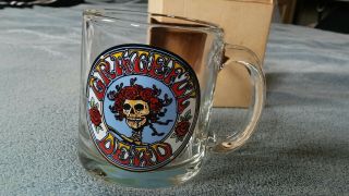Gratful Dead 1971 Skull & Roses/bertha Glass Mug.  Gdm Inc.