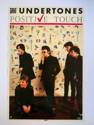 1981 The Undertones Positive Touch Promotional Poster 20” X 30” Punk
