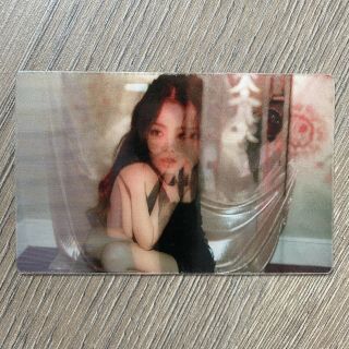Blackpink Jennie Solo Photobook Pre - Order Lenticular Photocard (official)