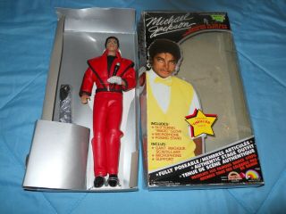 Vintage 1984 Michael Jackson Doll " Thriller " Outfit Superstar Of The 80s Nib