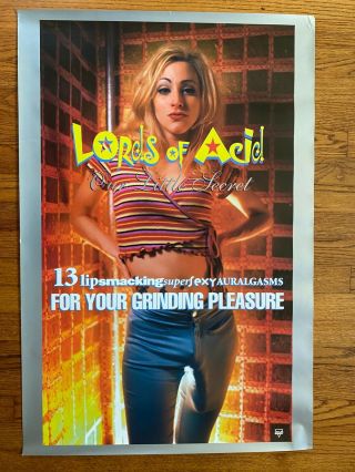 Lords Of Acid - Our Little Secret - Promo Poster - 1997 - Praga Khan - Antler