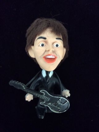 Vintage 1964 Nems Seltaeb Beatles Paul Mccartney W/guitar Instrument Doll Figure