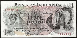 Northern Ireland 1 Pound (1977) P:61b Aunc