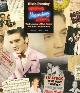 The Beginning Of Elvis Presley Vol1 1953 - 54 Dvd,  Book Vinyl 2005