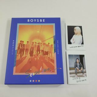Seventeen 2nd Mini Album Boys Be Cd Booklet Jeonghan Photocard 2p Seek Ver.  Kpop