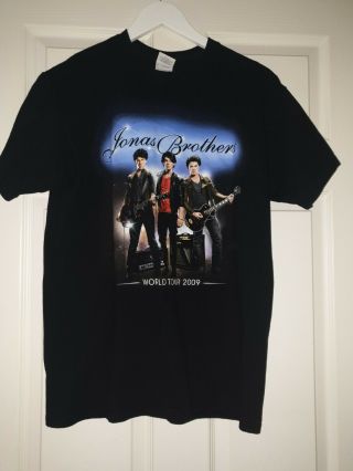 Jona Brothers World Tour (2009) Official T Shirt Size M P&p Inc