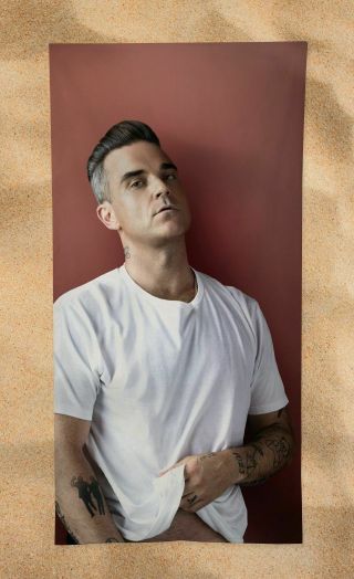 Robbie Williams Beach Towel 55 " Summer Bath Pool Gym Sexy Hot Hunk
