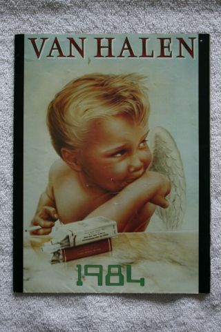 Van Halen 1984 Tour Concert Poster Program Book David Lee Roth