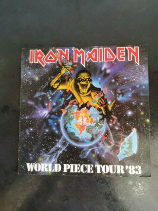 Iron Maiden World Piece 1983 Tour Book Program Programme
