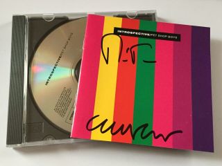 Pet Shop Boys Introspective Cd (signed Autographed) By Neil Tennant Chris Lowe