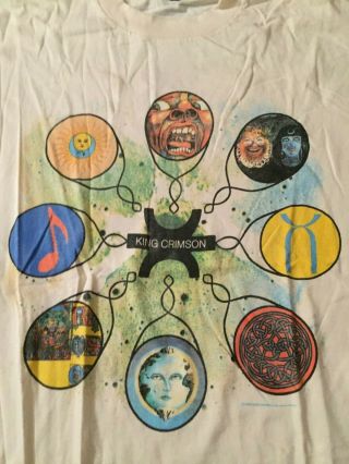 King Crimson Shirt,  1995 Tour Merchandise,  Xl,