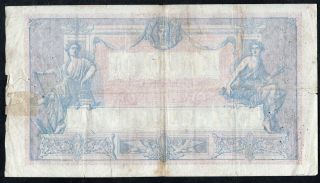 1000 Francs Bleu Et Rose 1924 VG 2