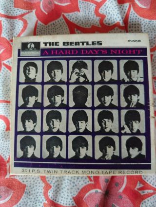 The Beatles Vintage Reel To Reel Tape Hard Days Night