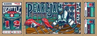 Pearl Jam Seattle 2018 Brad Klausen Concert Poster Home Shows Show Edition
