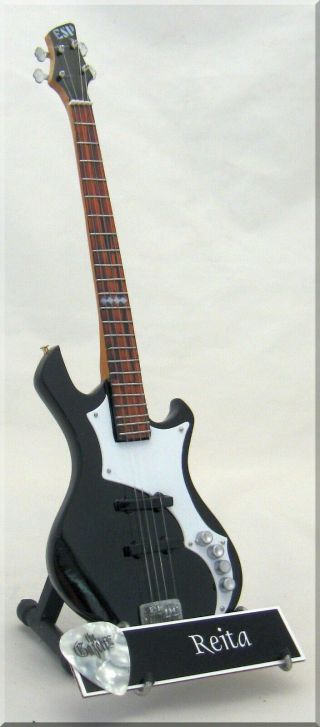Reita Miniature Guitar Bass Esp The Gazette W/ Guitar Pick